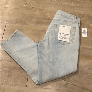 NWT FRAME DENIM “LE ORIGINAL” BUTTONFLY HIGH RISE STRAIGHT FIT SIZE 26
